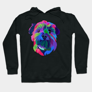 Colorful dog rainbow Hoodie